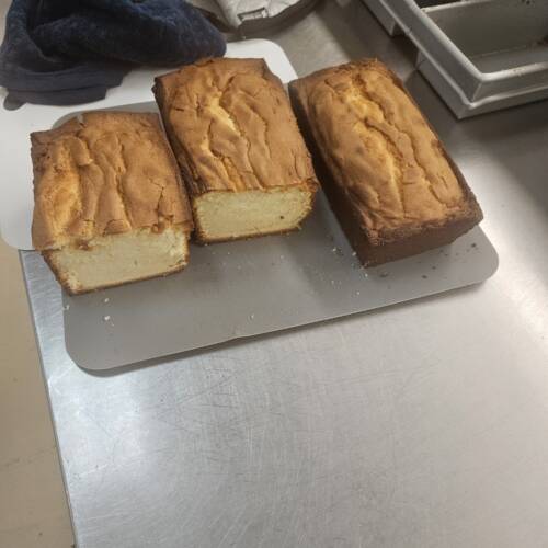 Sweet Potato Pound Cake Slice